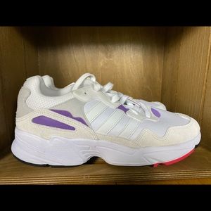Adidas Yung-96 (Mens 10 White/Purple)